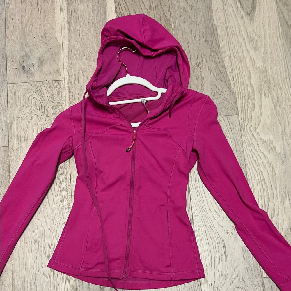 Women's CRZ Yoga Pink Active Define Hooded Jacket